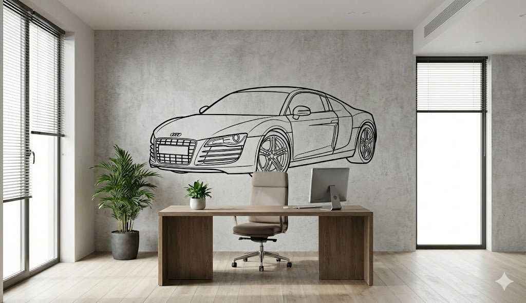Naklejka AUDI R8