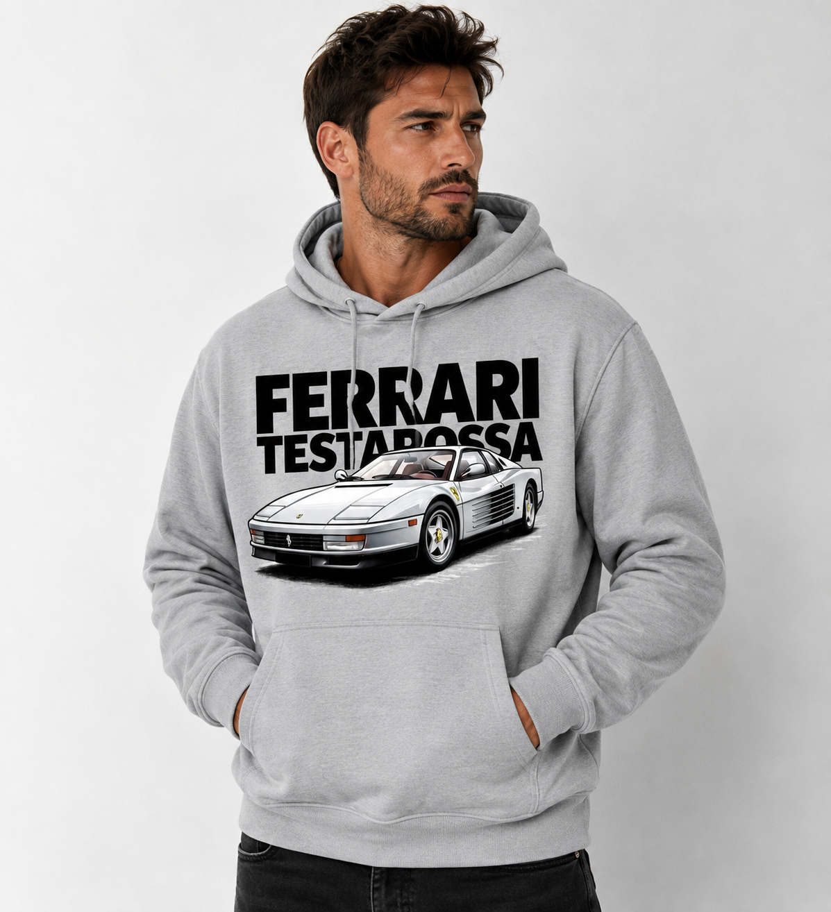 BLUZA KANGURKA FERRARI TESTAROSSA | Bluza i resorak |
