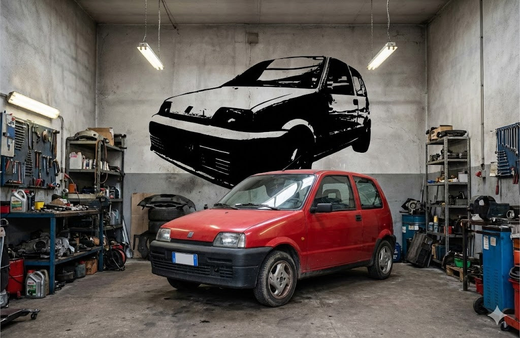 Naklejka FIAT CINQUECENTO
