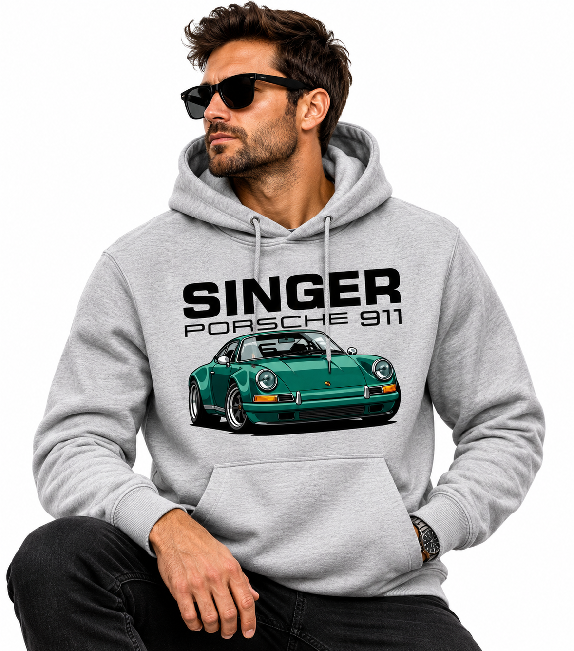 BLUZA KANGURKA PORSCHE SINGER | Bluza i resorak |