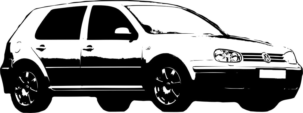 Naklejka VW GOLF 4