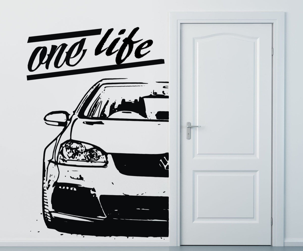 Naklejka VW GOLF 5 DRZWI