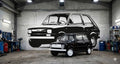 Naklejka FIAT 126p
