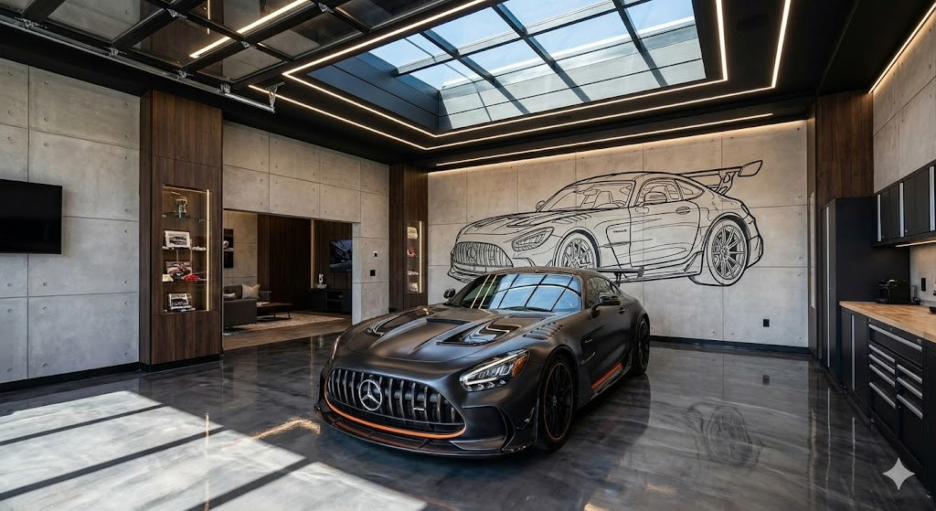 Naklejka MERCEDES GTR