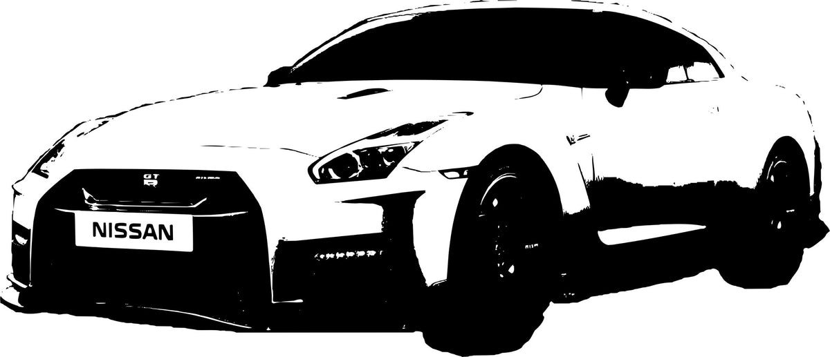 Naklejka NISSAN SKYLINE
