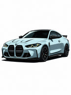 Softshell BMW M4 CSL