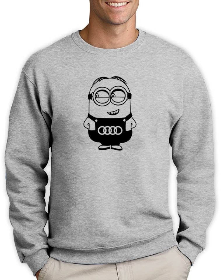 BLUZA MĘSKA BEZ KAPTURA AUDI MINIONEK