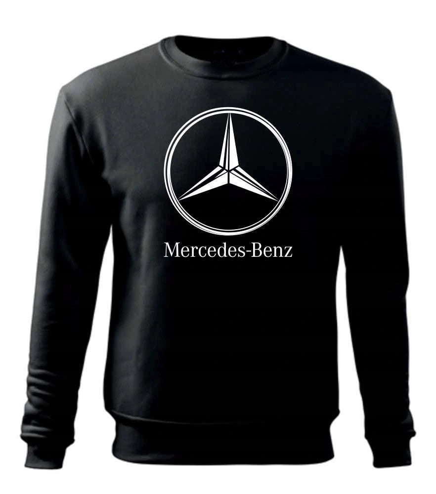 BLUZA MĘSKA BEZ KAPTURA Logo Mercedes