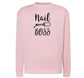BLUZA BEZ KAPTURA NAIL BOSS