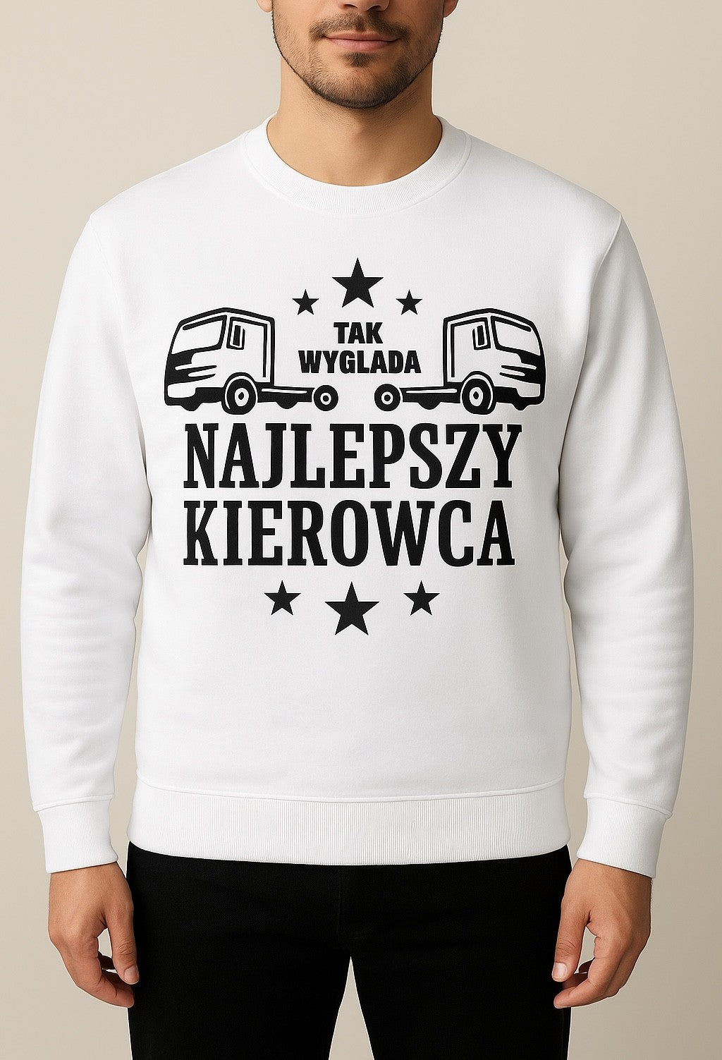BLUZA BEZ KAPTURA NAJLEPSZY KIEROWCA
