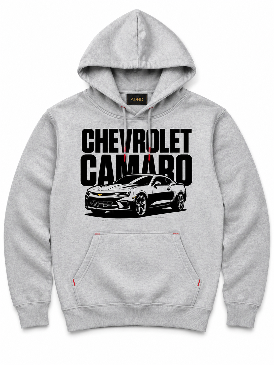 Szara bluza kangurka ADHD Chevrolet Camaro