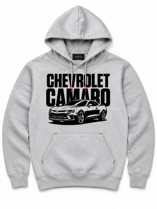 Szara bluza kangurka ADHD Chevrolet Camaro