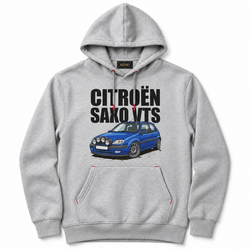 Szara bluza kangurka ADHD Citroen Saxo