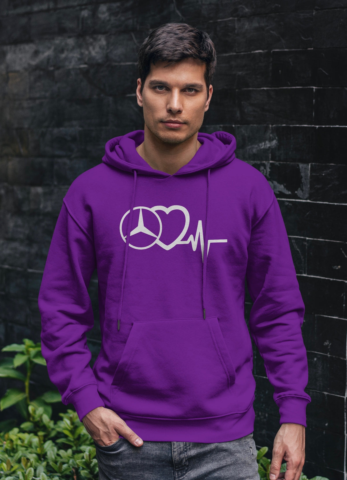 Bluza kangurka MERCEDES serce