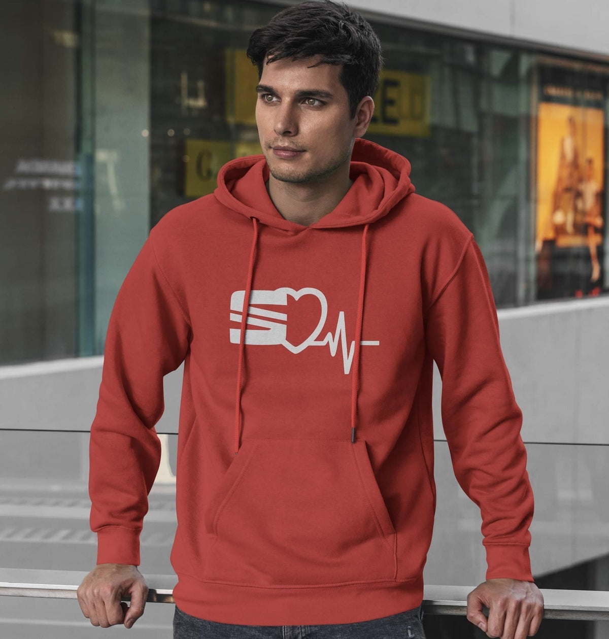Bluza kangurka SEAT serce