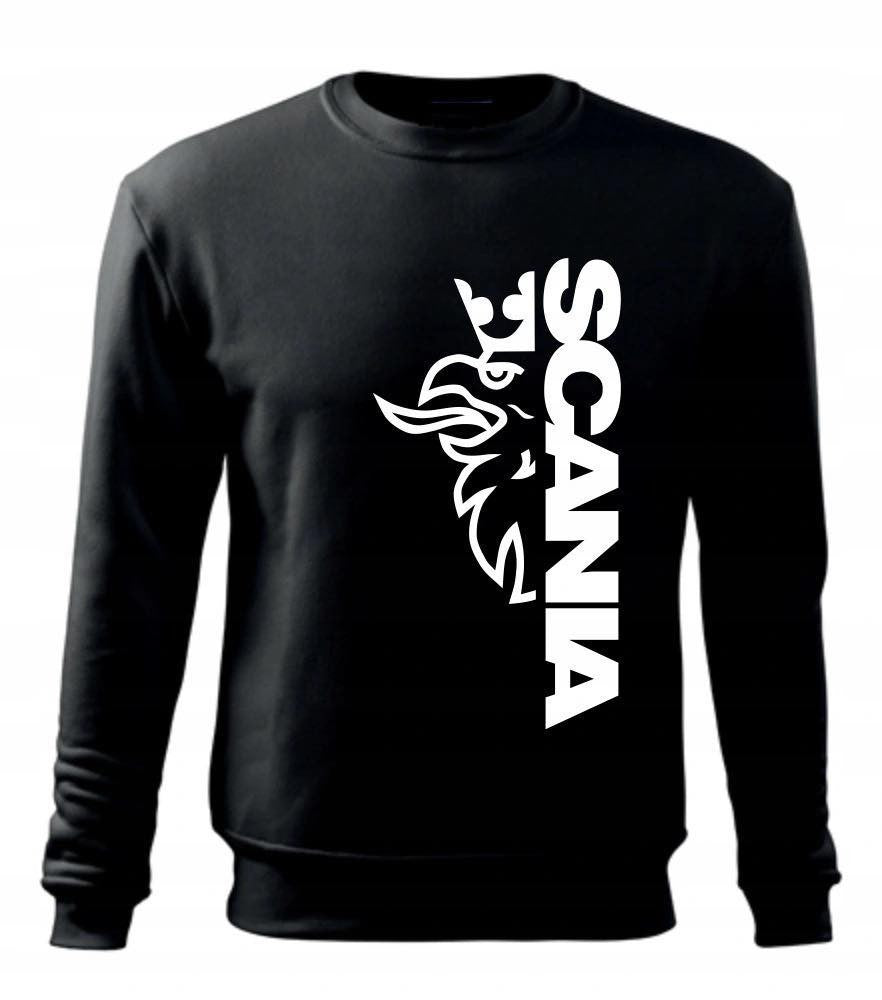 BLUZA MĘSKA BEZ KAPTURA LOGO SCANIA NA BOKU