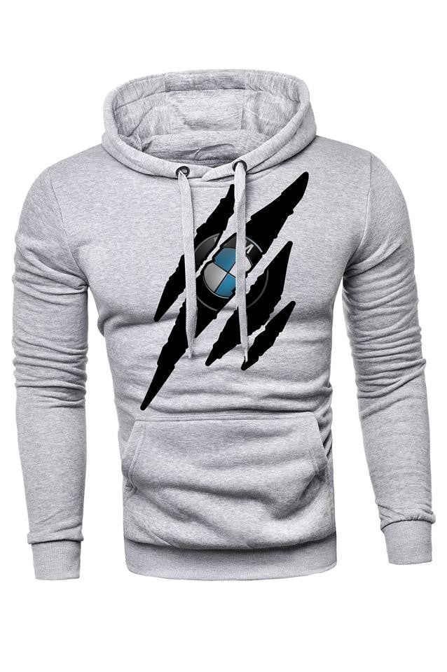 BLUZA MĘSKA KANGURKA DRAPANE LOGO BMW