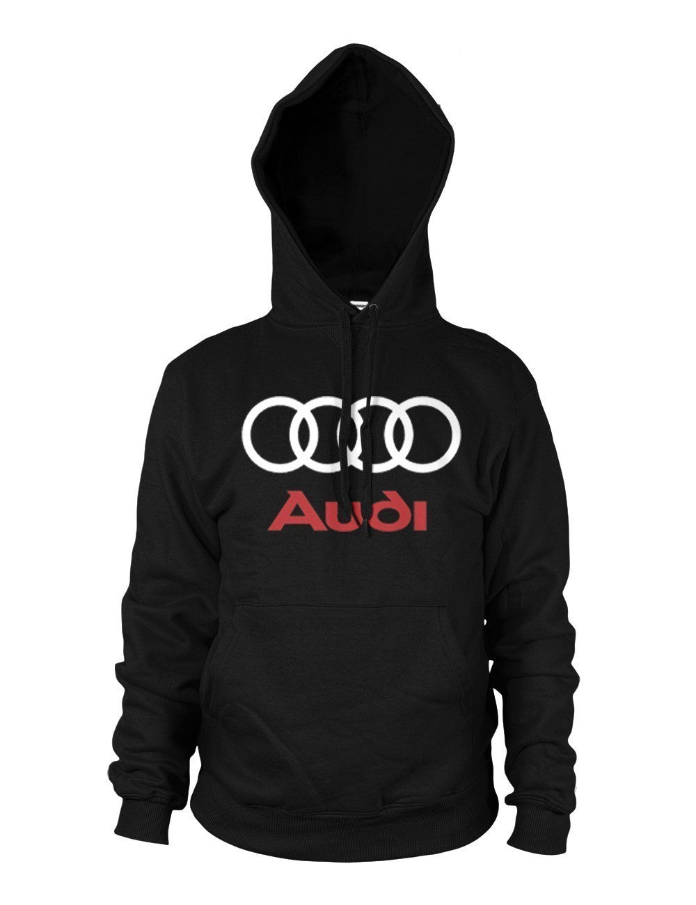 BLUZA MĘSKA KANGURKA DUŻE LOGO AUDI