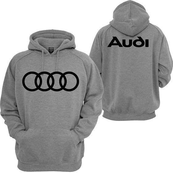 BLUZA MĘSKA KANGURKA LOGO AUDI