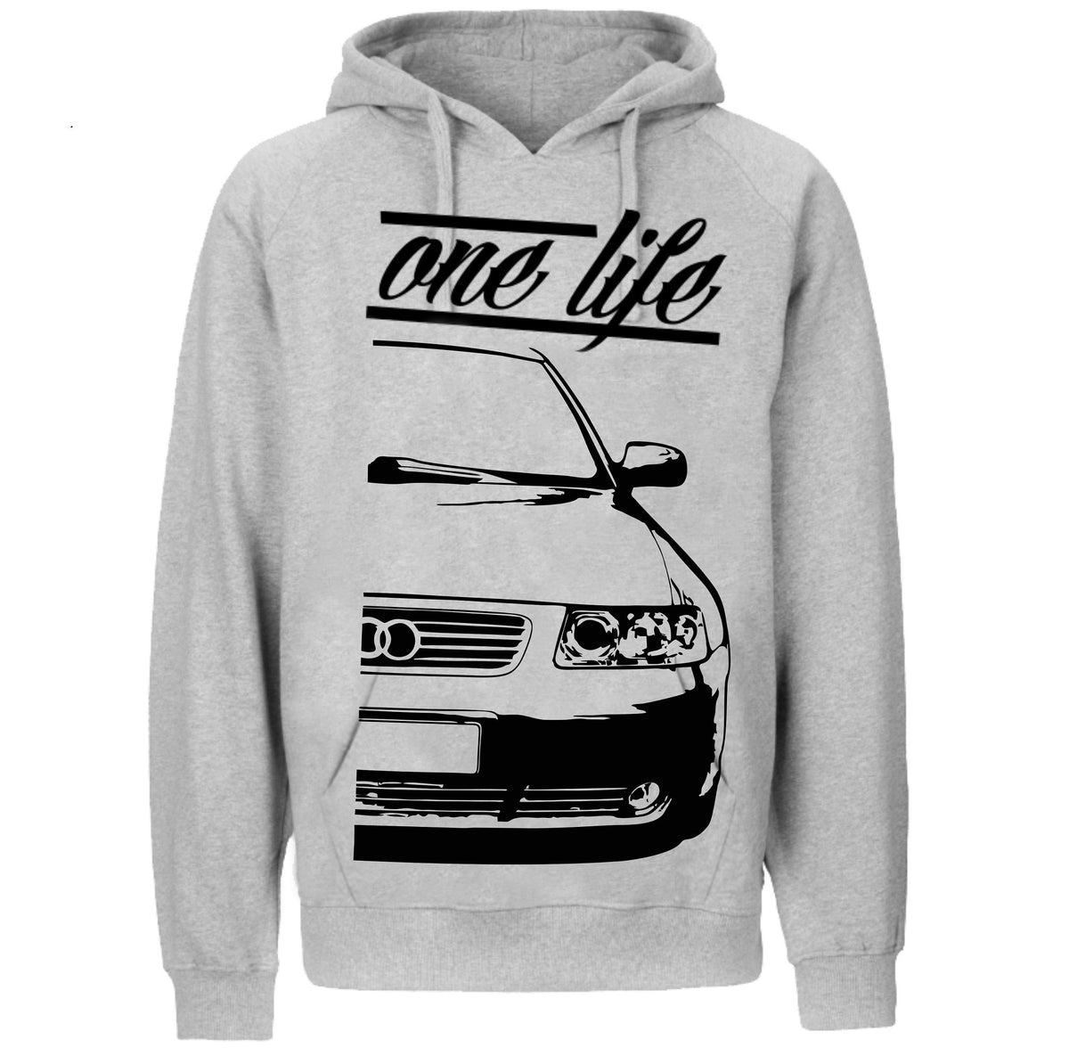 BLUZA MĘSKA KANGURKA ONE LIFE KONTURY AUDI A3 8L