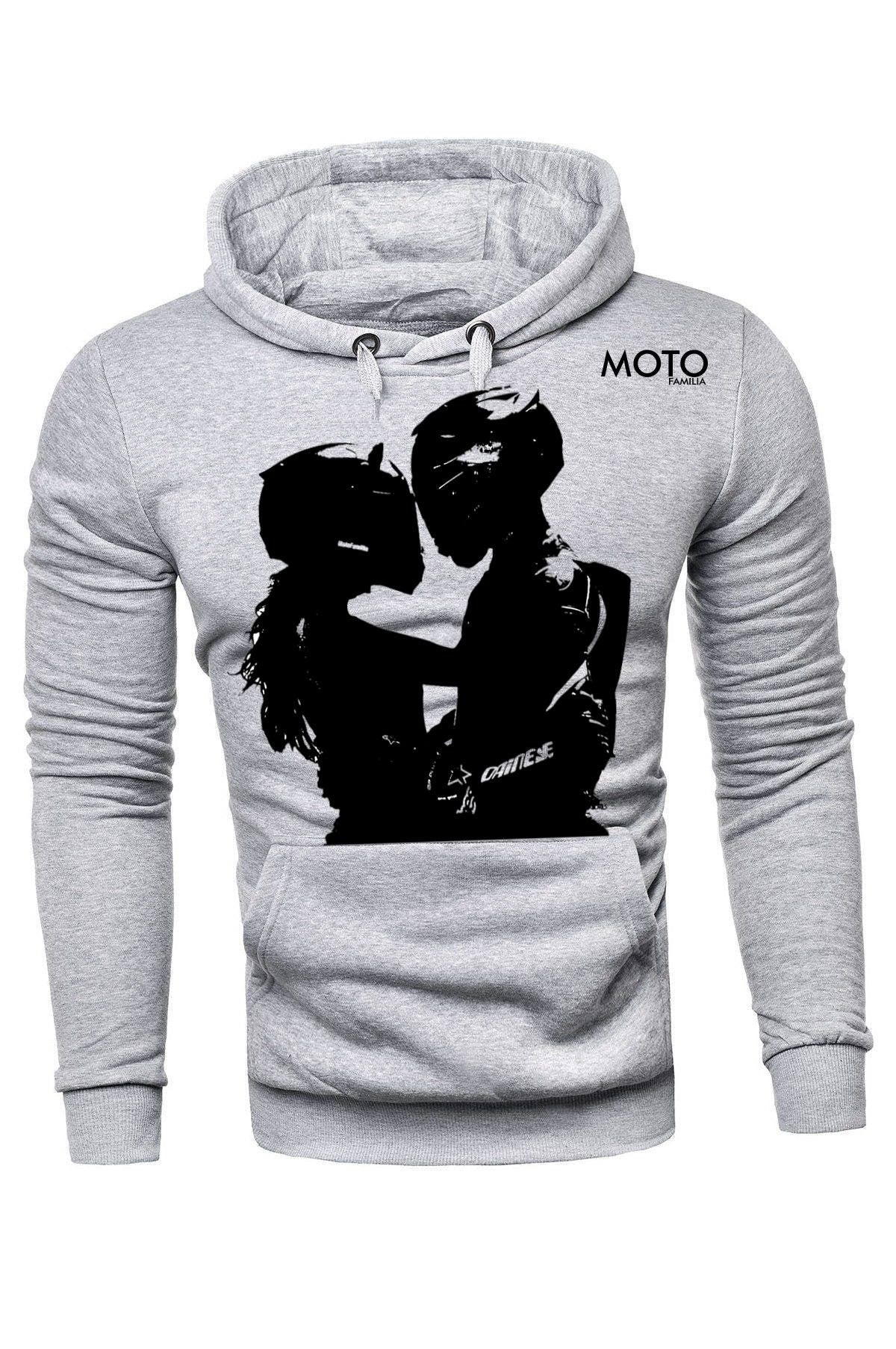 BLUZA MĘSKA KANGURKA PARA W KASKACH