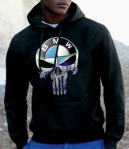 BLUZA MĘSKA KANGURKA PUNISHER BMW