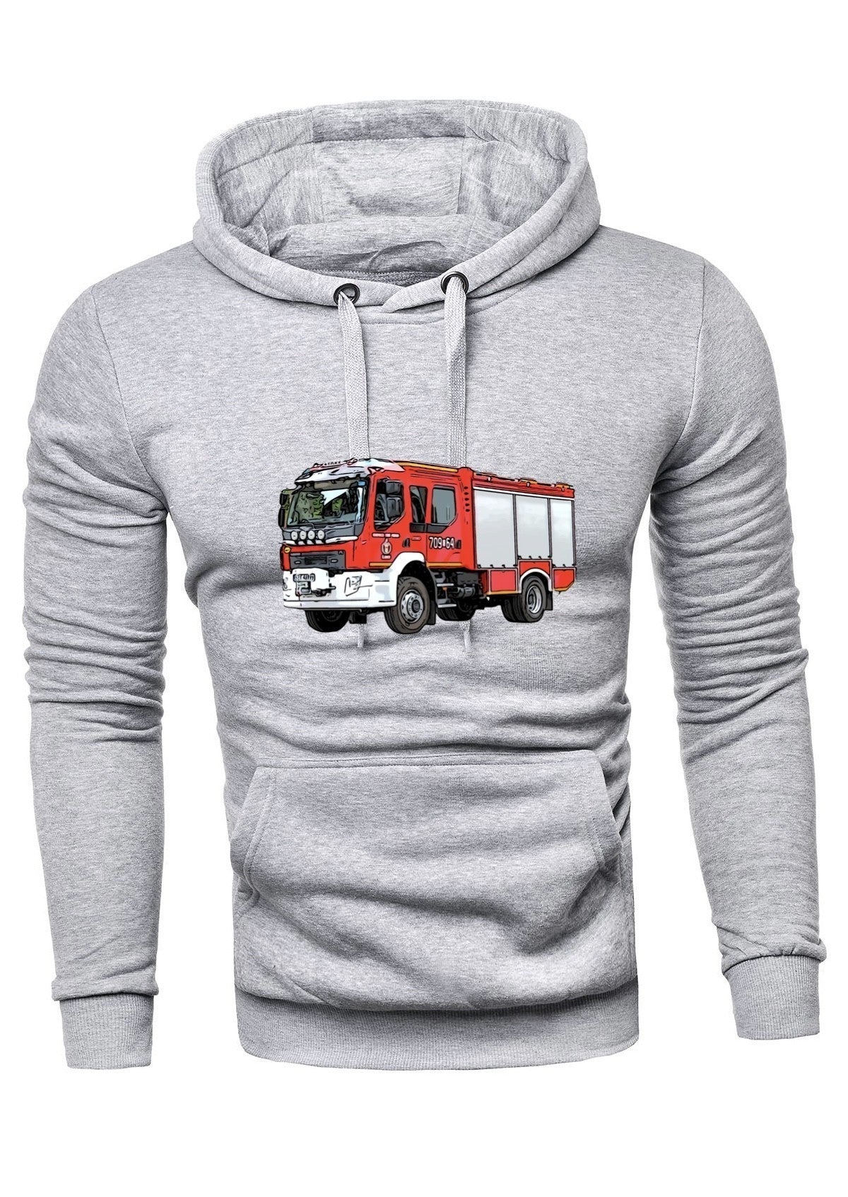 BLUZA MĘSKA KANGURKA Wóz Strażacki