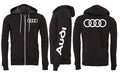 BLUZA MĘSKA Z SUWAKIEM LOGO AUDI