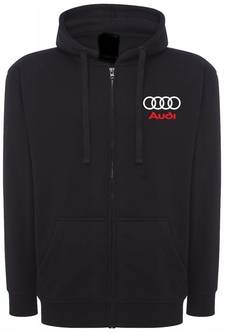 BLUZA MĘSKA NA SUWAK LOGO AUDI