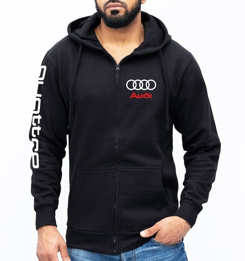 BLUZA NA SUWAK LOGO AUDI QUATTRO