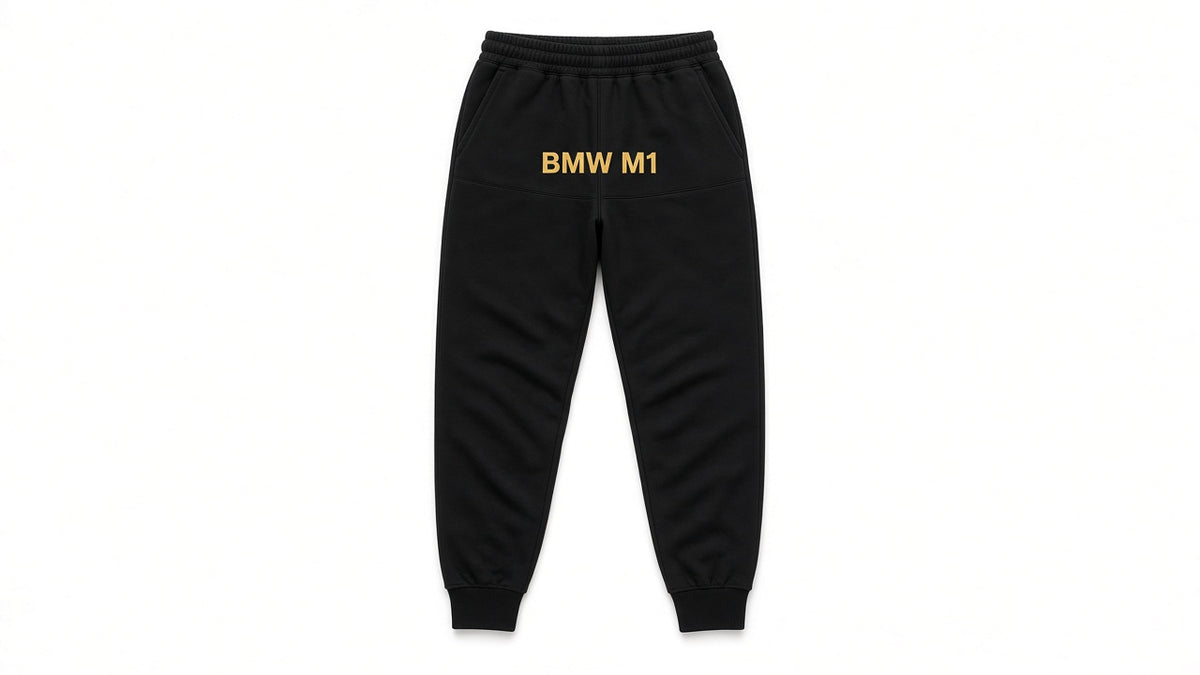 Spodnie BMW M1 — czarne