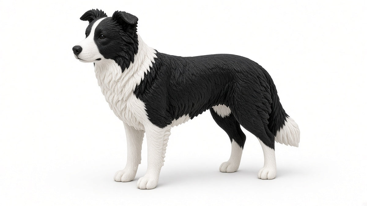 Figurka 3D — Border Collie (20 cm)