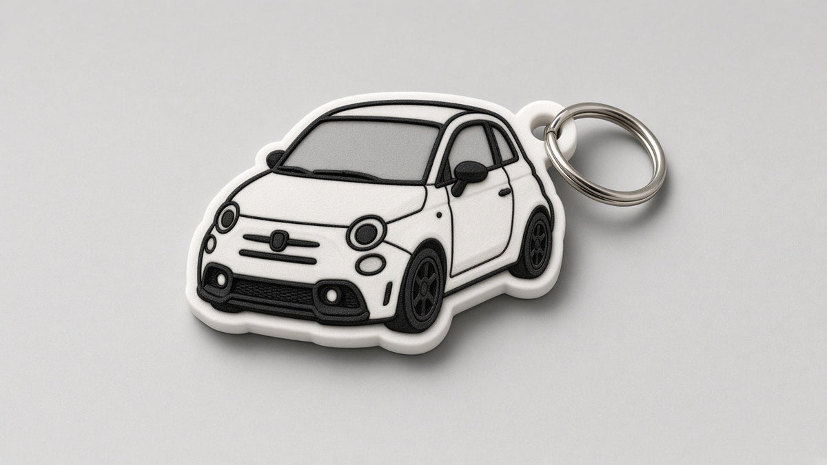 Breloczek 3D — Fiat 500