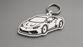 Breloczek 3D — Lamborghini Huracan
