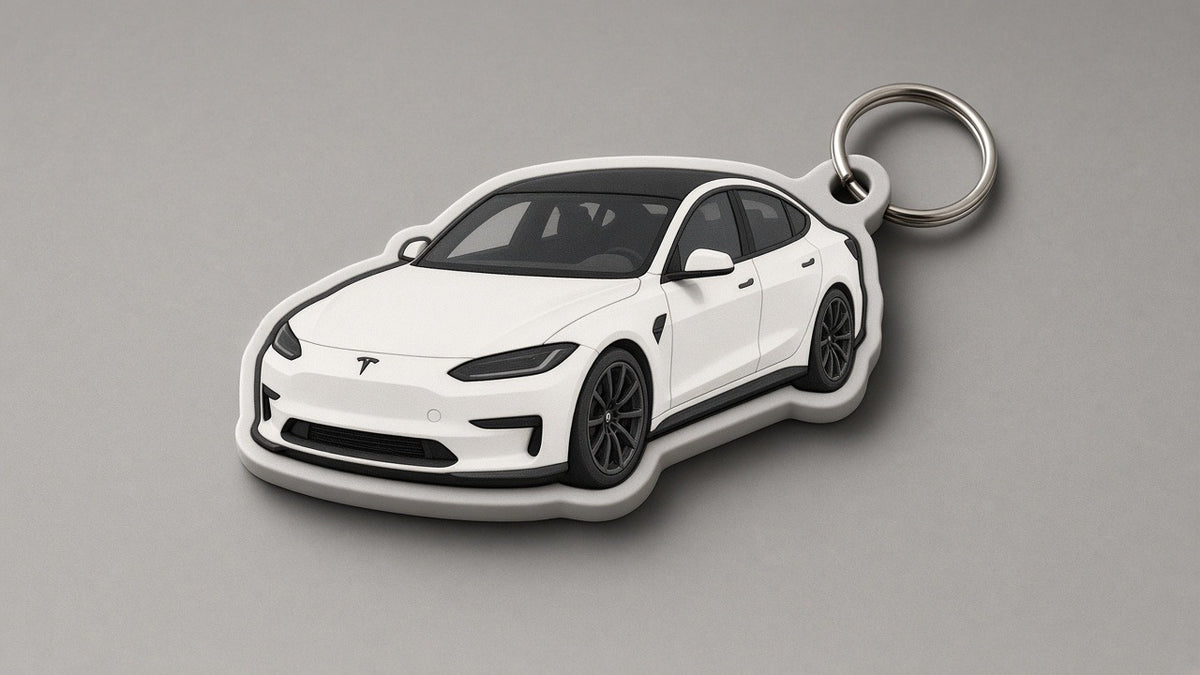 Breloczek 3D — Tesla Model 3
