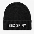 Czapka zimowa z haftem BEZ SPINY – czarna