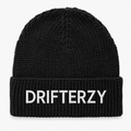 Czapka zimowa z haftem DRIFTERZY – czarna