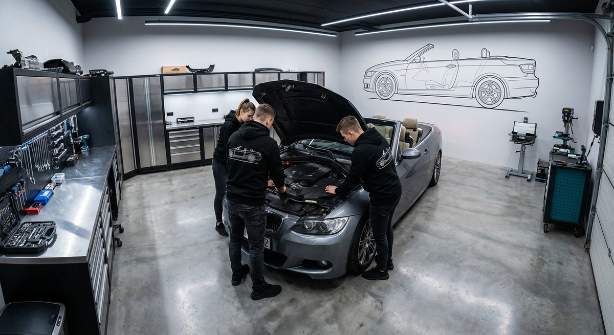 Naklejka BMW E92 CABRIO