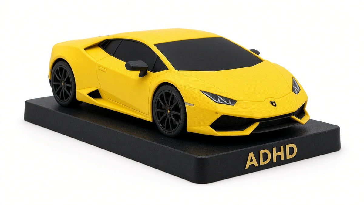 Figurka Lamborghini Huracan Żółty