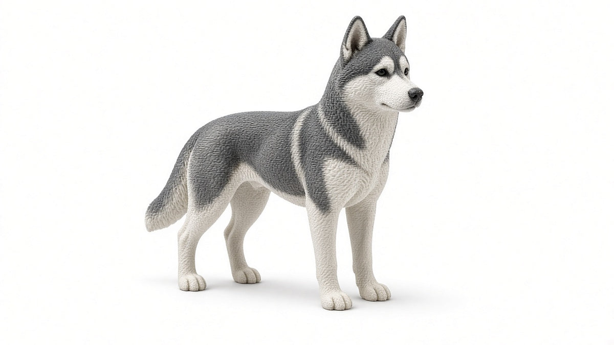 Figurka 3D — Husky Syberyjski (20 cm)