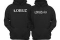 KOMPLET BLUZ DLA PARY ŁOBUZ ŁOBUZIARA
