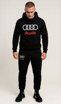 KOMPLET ZESTAW DRESOWY AUDI z czerwonym napisem
