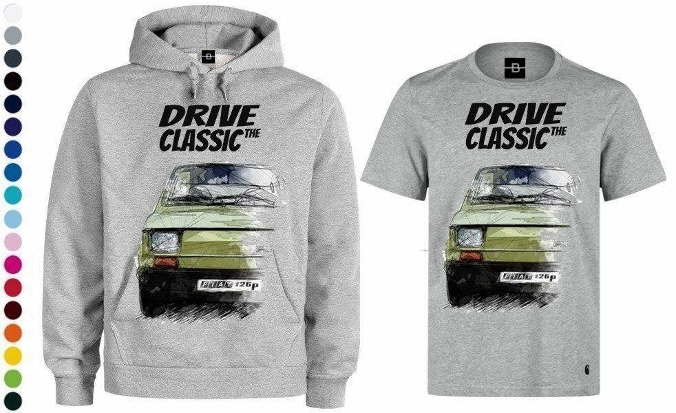KOMPLET BLUZA I T-SHIRT DRIVE THE CLASSIC FIAT 126p
