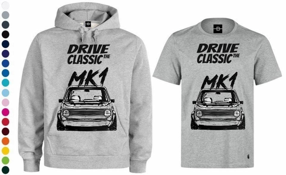 KOMPLET BLUZA KOSZULKA DRIVE THE CLASSIC VOLKSWAGEN GOLF MK1