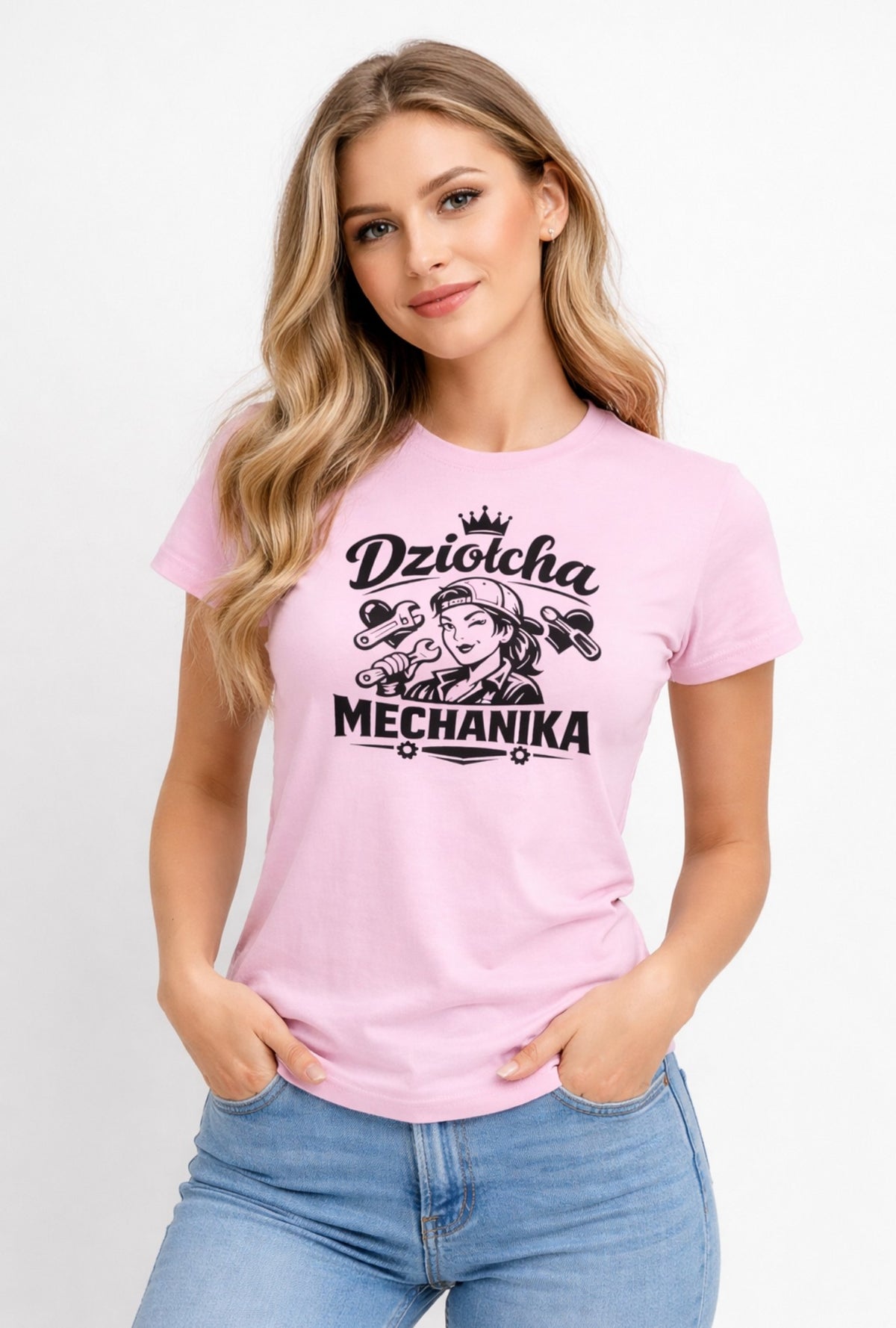 KOSZULKA DZIEWCZYNA MECHANIKA DZIOŁCHA