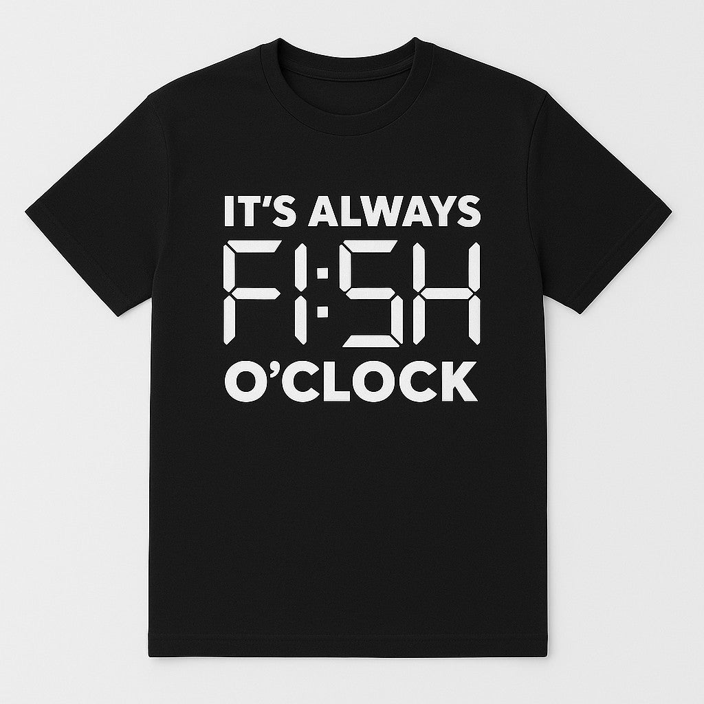 KOSZULKA FISH O CLOCK WĘDKARZ