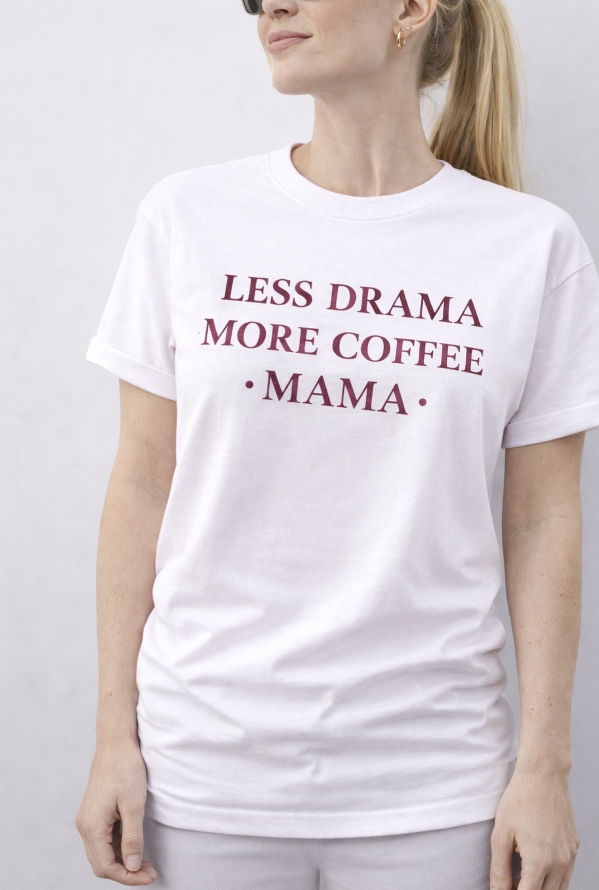 KOSZULKA LESS DRAMA MAMA DAMSKA