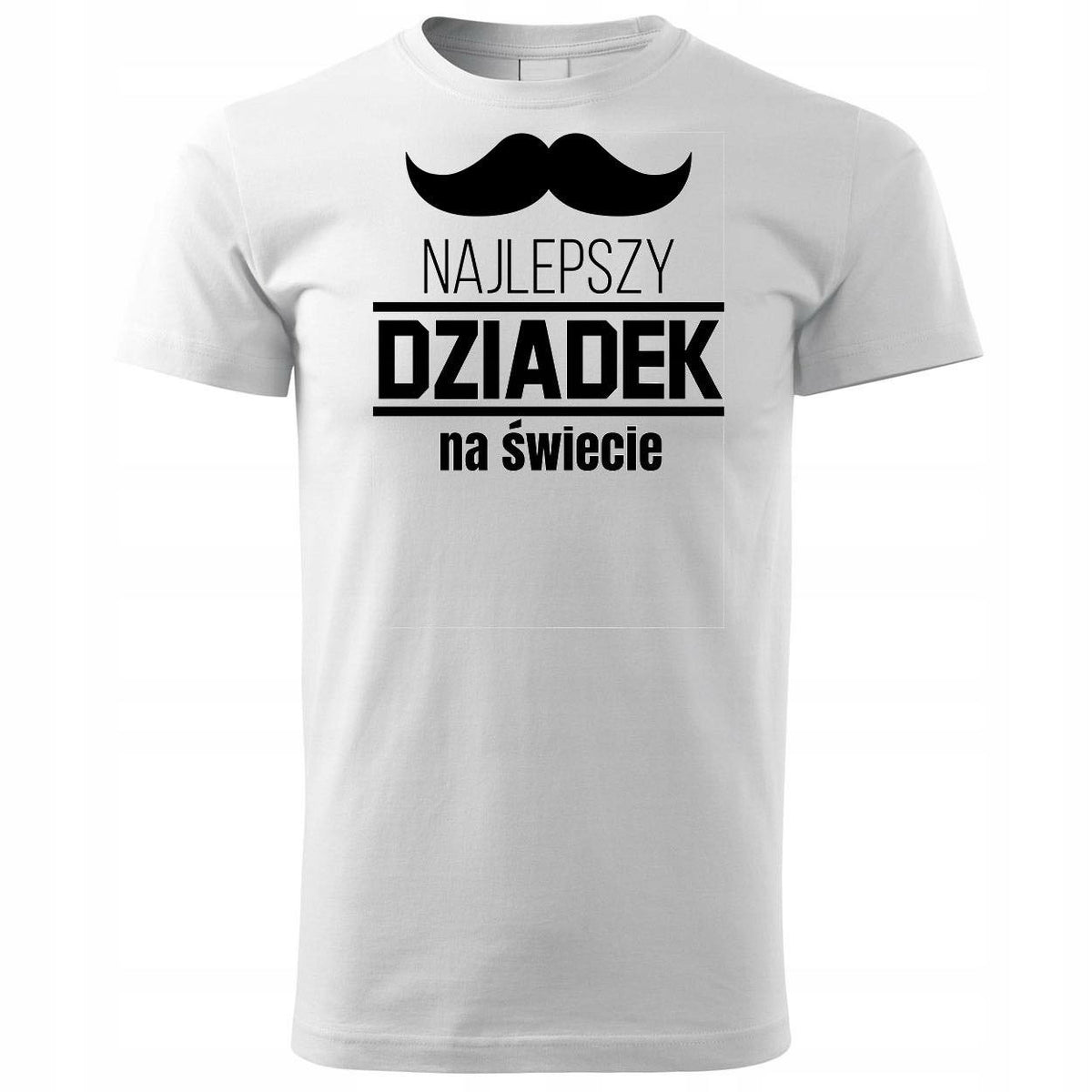 KOSZULKA NAJLEPSZY DZIADEK wąsy