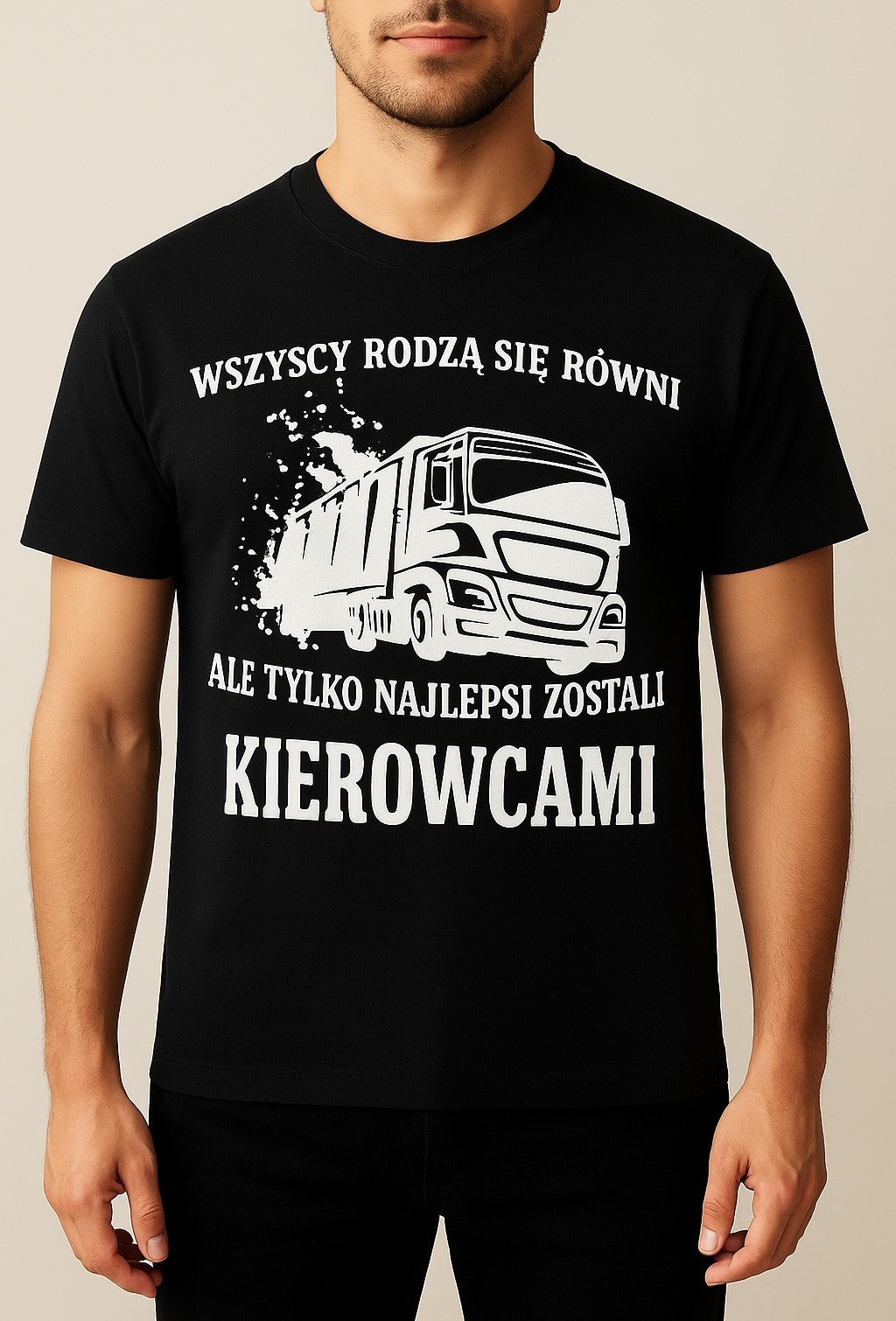 KOSZULKA WSZYSCY RODZĄ SIĘ RÓWNI KIEROWCA