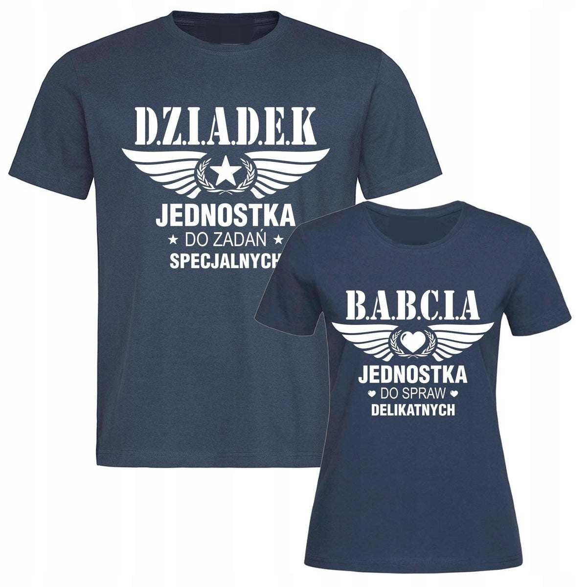 KOSZULKI DZIADEK BABCIA JEDNOSTKA OD ZADAŃ SPECJALNYCH